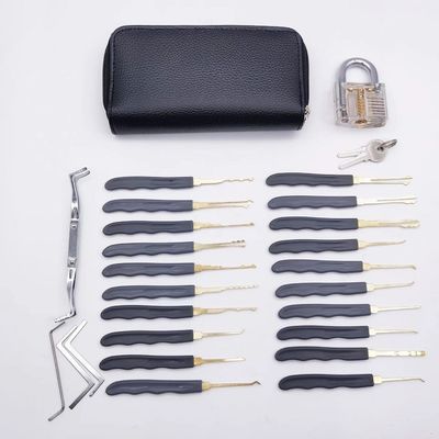 24PC 鍵師用品 ステンレス鋼の鍵拾いセット