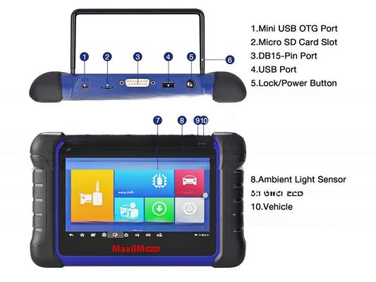 Autel IM508 XP200 鍵プログラマーとユニバーサルモデルのための盗難防止マッチング検出器