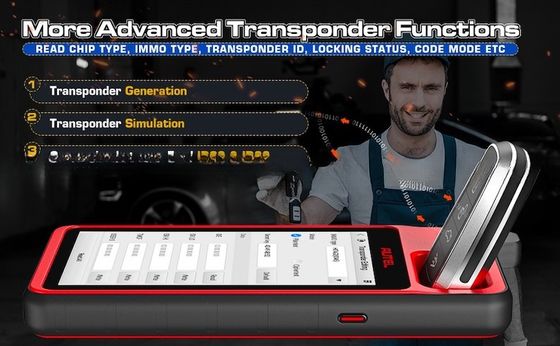 AUTEL KM100 キープログラマ IMMO ヨーロッパの診断機器 WxHxD 200*89*22mm